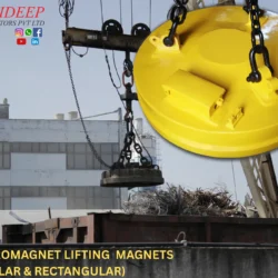 Electromagnetic Lifting Magnet manufactured by Saideep Vibrators Private Limited